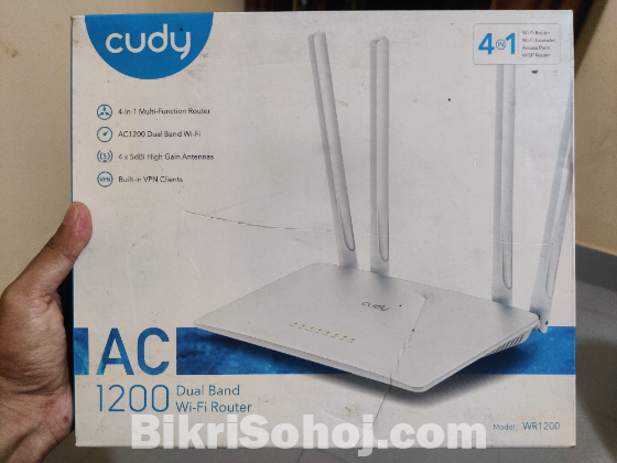 Cudy WR1200 AC1200 dual band wifi router